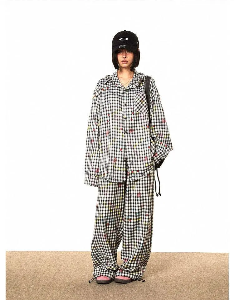BB Adjustable Grid Comfty Pants