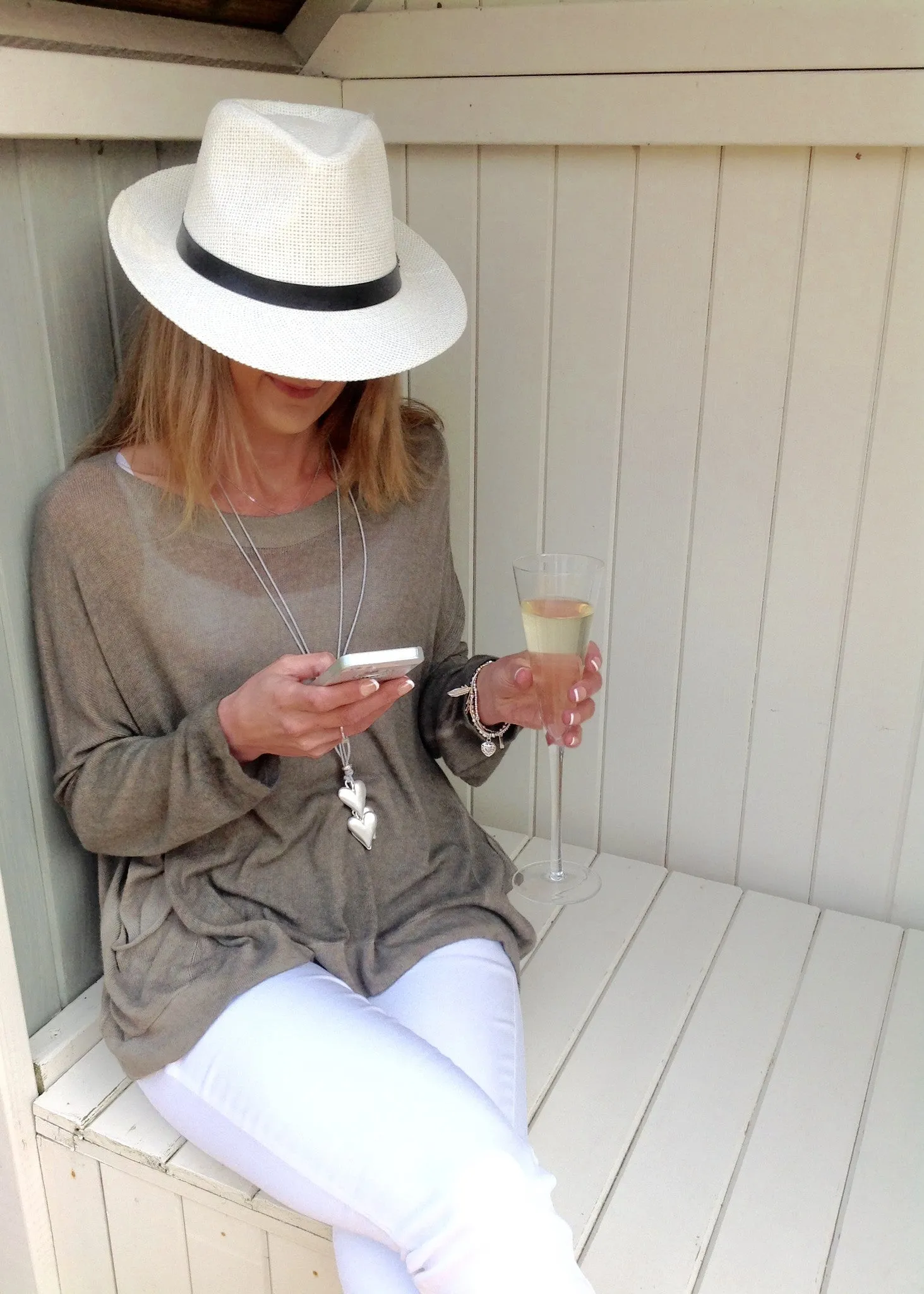 Florida Fine Knit Jumper in Mocha