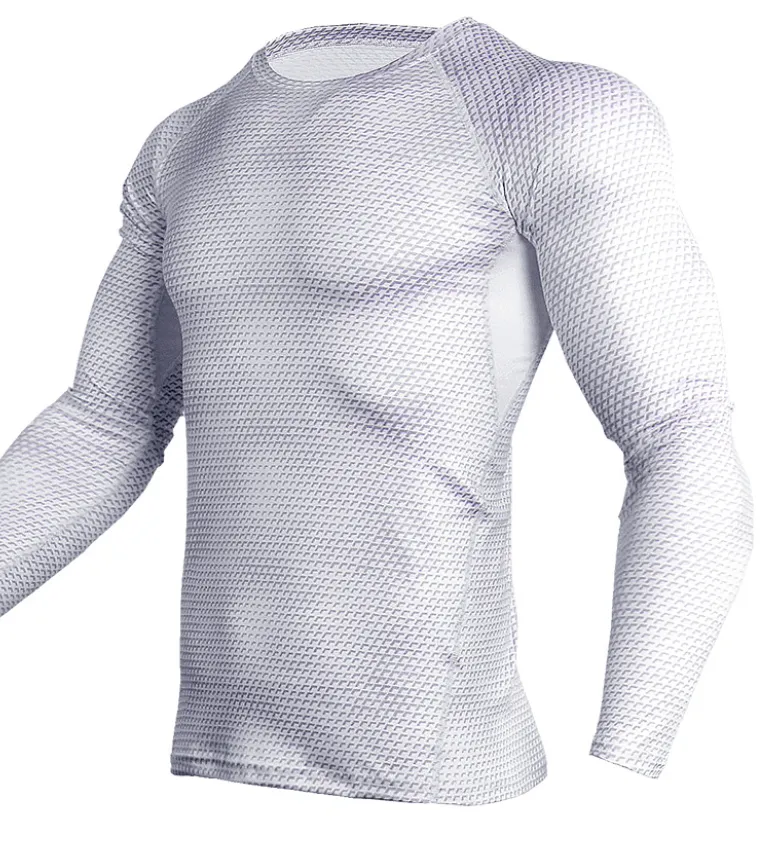 Kompression Shirt Männer Gym Shirt Schnell Trocknend Atmungsaktive Fitness Sport Hemd Sportswear Training Sport