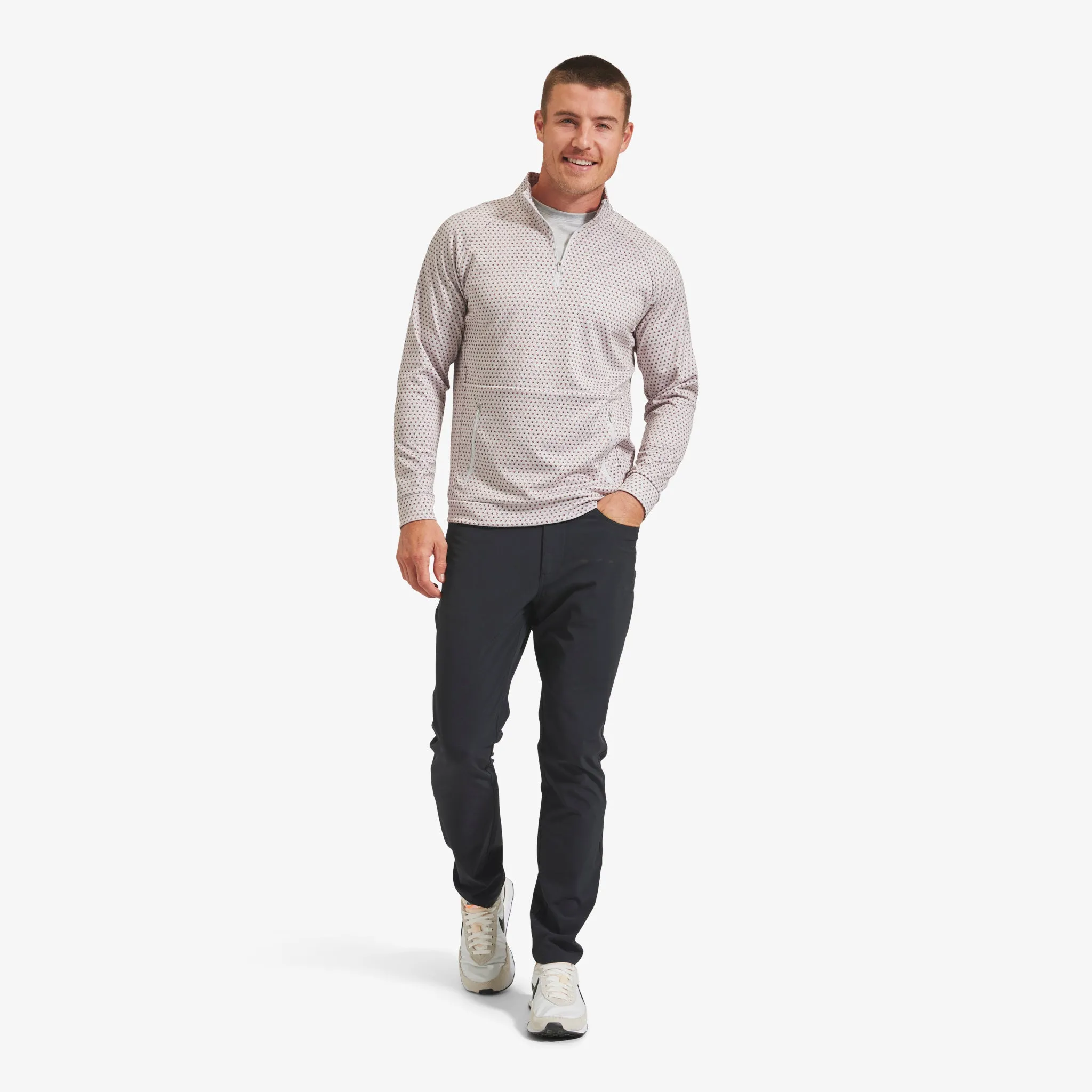 Light Gray Geo Print