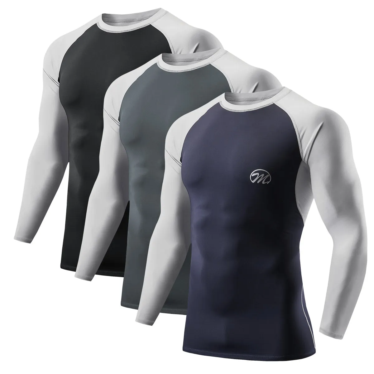 MEETWEE Men's Compression Shirts Base Layer Top