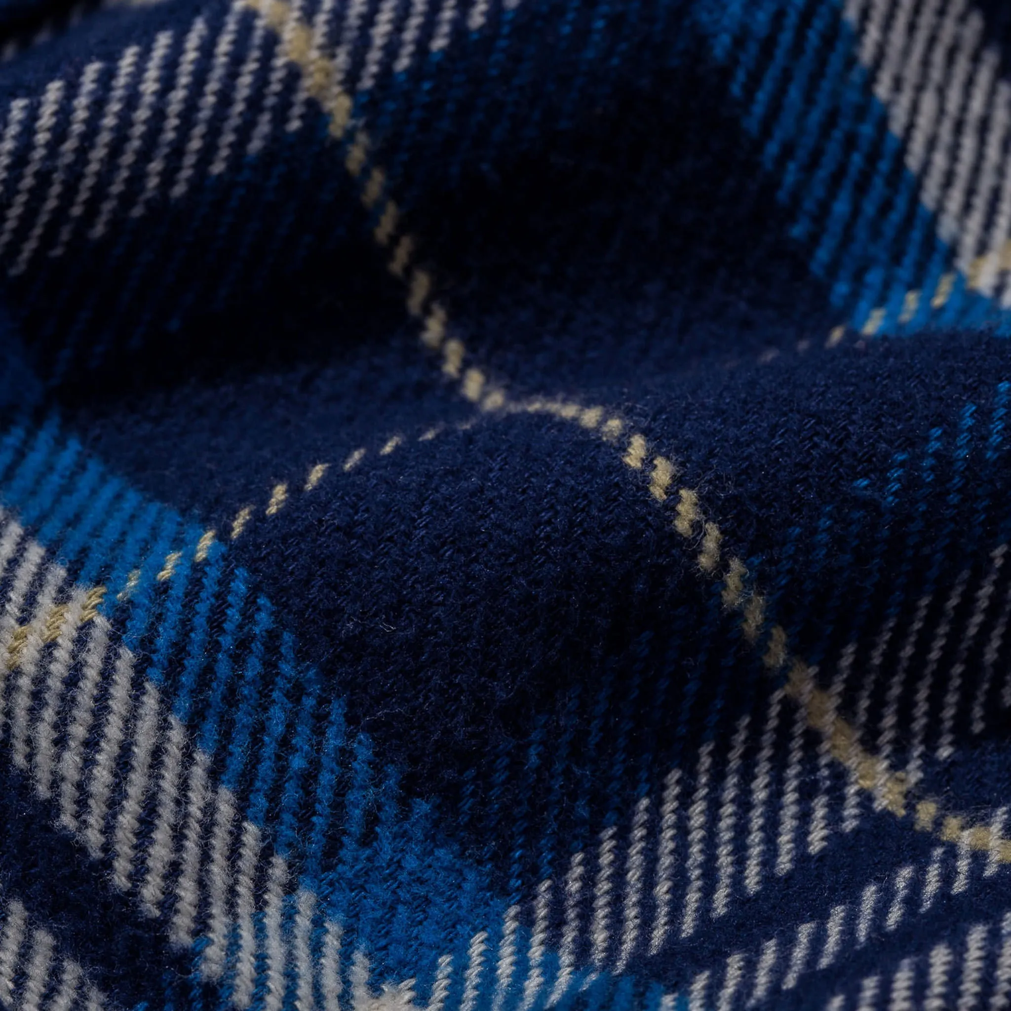 The Crater Shirt in Blue Plaid